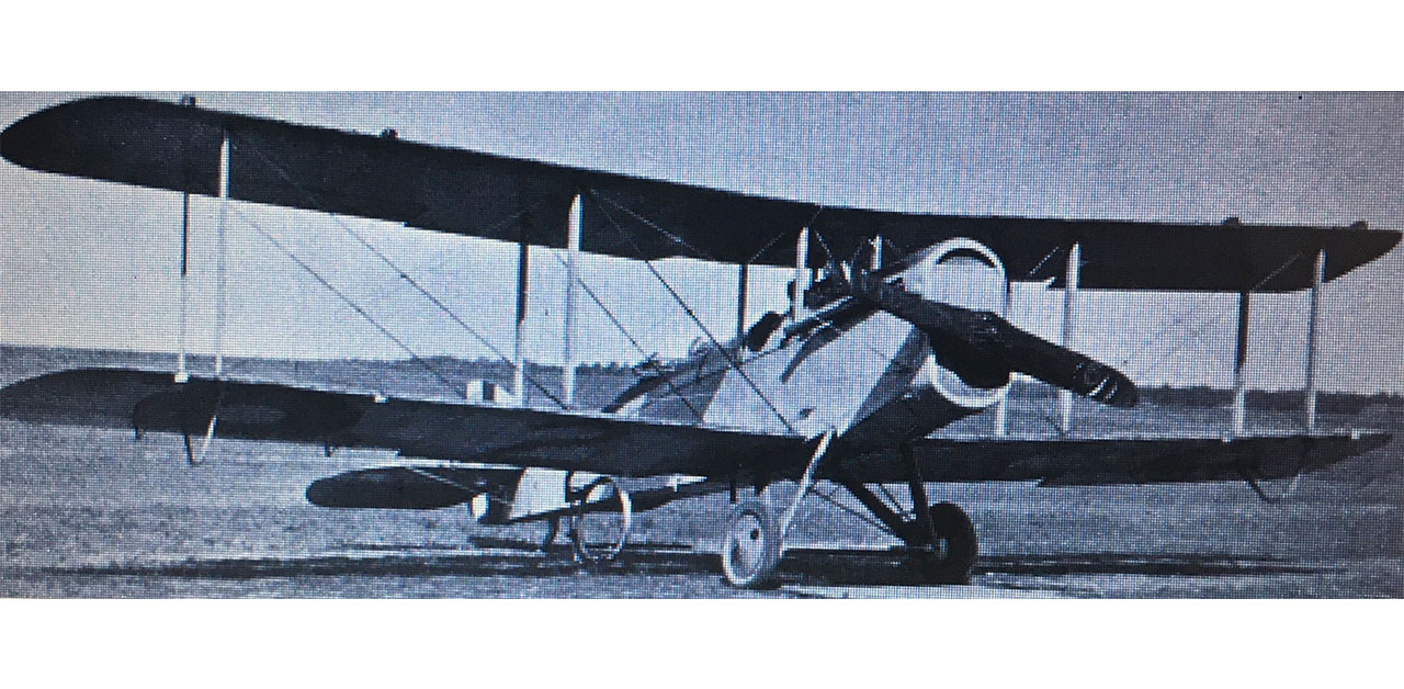 DH-4 Aircraft sitting