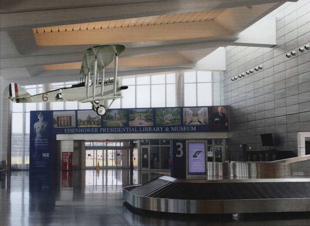 Arrivals Luggage Claim Suspended Concept