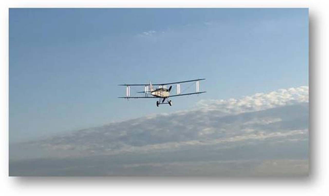 DH-4 Flying From Chase Plane