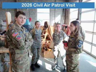 2026 Civil Air Patrol Visits Bleckley Workshop